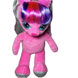 BUILD a bear honey girls Risa pink bunny‎ plush w/turning red pajama set